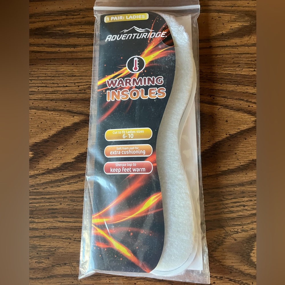 Adventuridge Warming Insoles - fits ladies 6-10